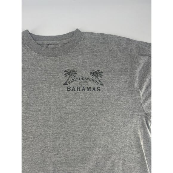 Harley Davidson Bahamas Tshirt Mens Extra Large Gray Short Sleeve Pullover - Picture 6 of 7